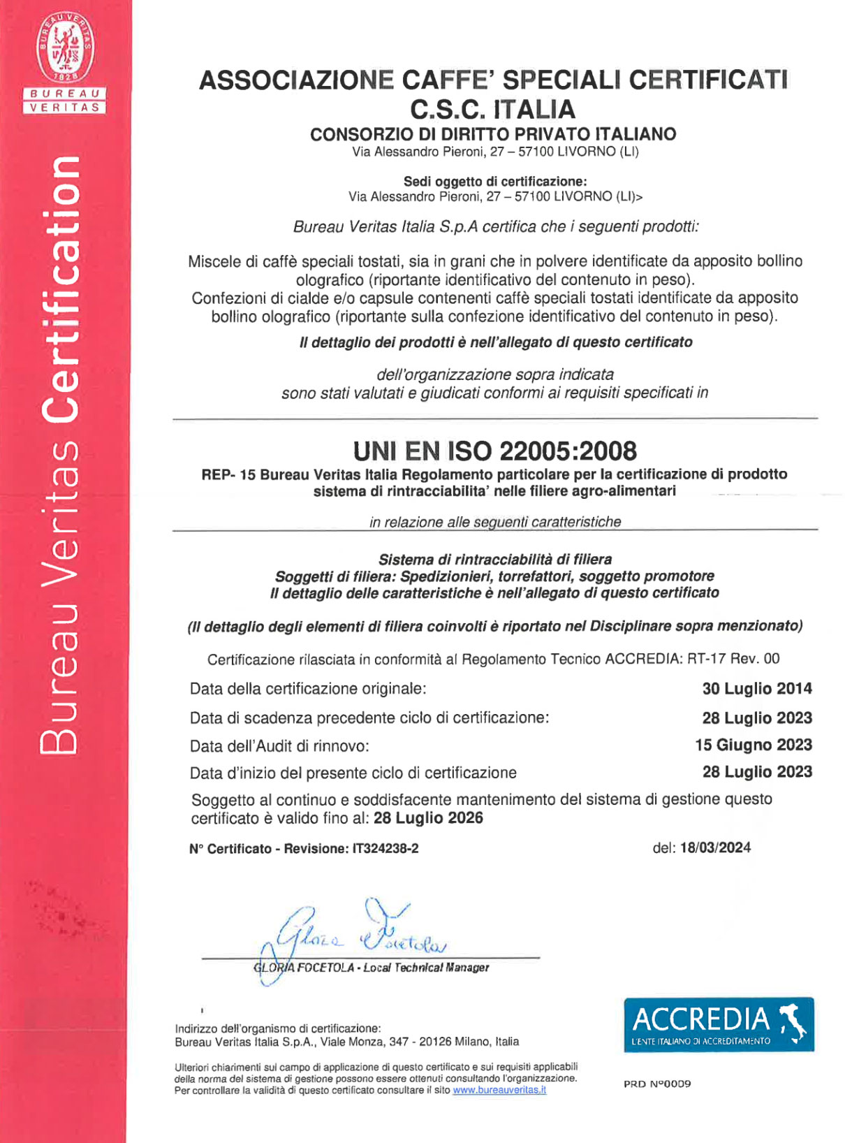 Certificazione