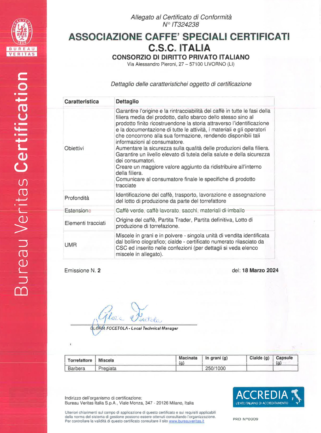 Certificazione